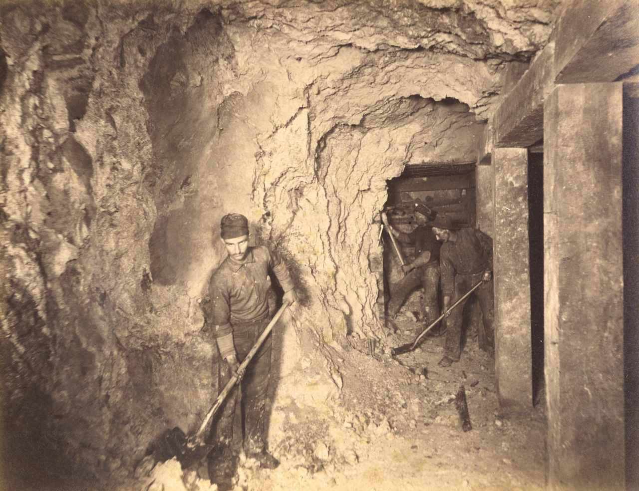 Mountain Consolidated Mine 300 ft. level East still floor  [no. 1223]